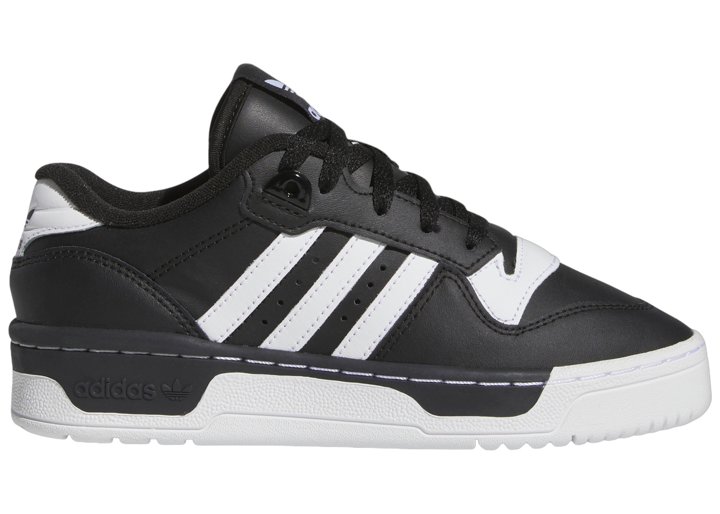adidas Rivalry Low Core Black Cloud White (GS) Kids' - IF5245 - US