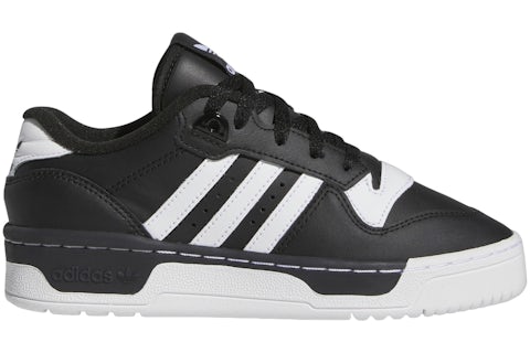 adidas Rivalry Low Core Black Cloud White (GS) IF5245 US