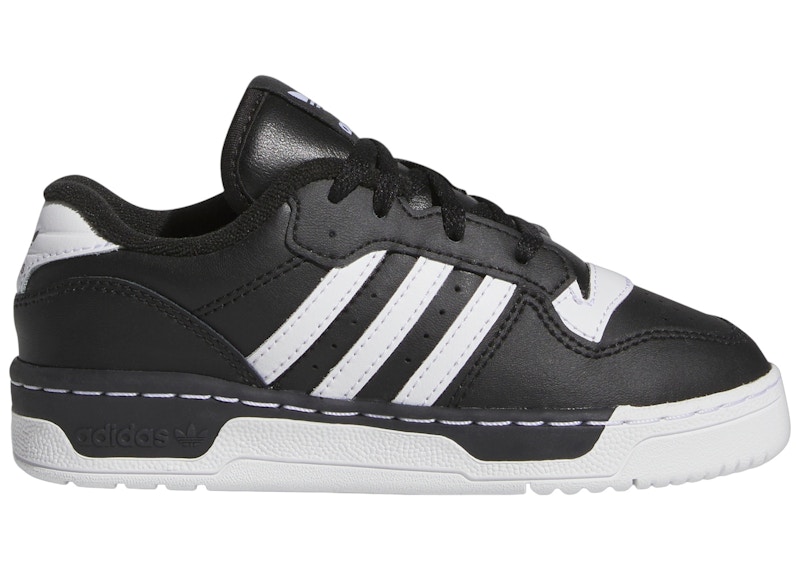 Pre-owned Adidas Originals Rivalry Low Sneakers In Core Black/cloud White