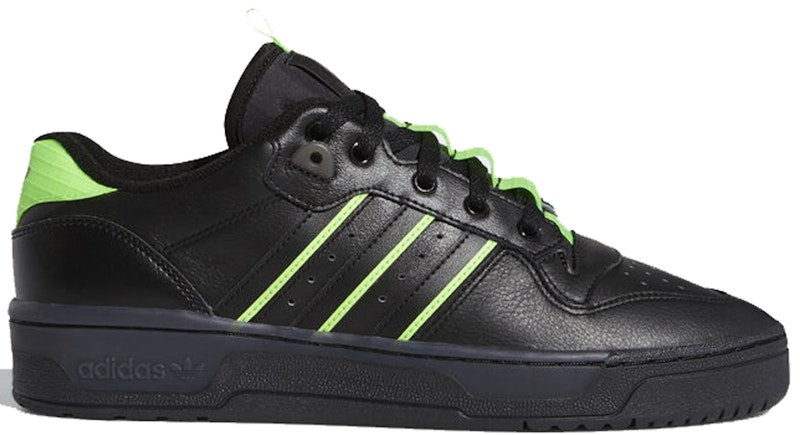 adidas rivalry low black green