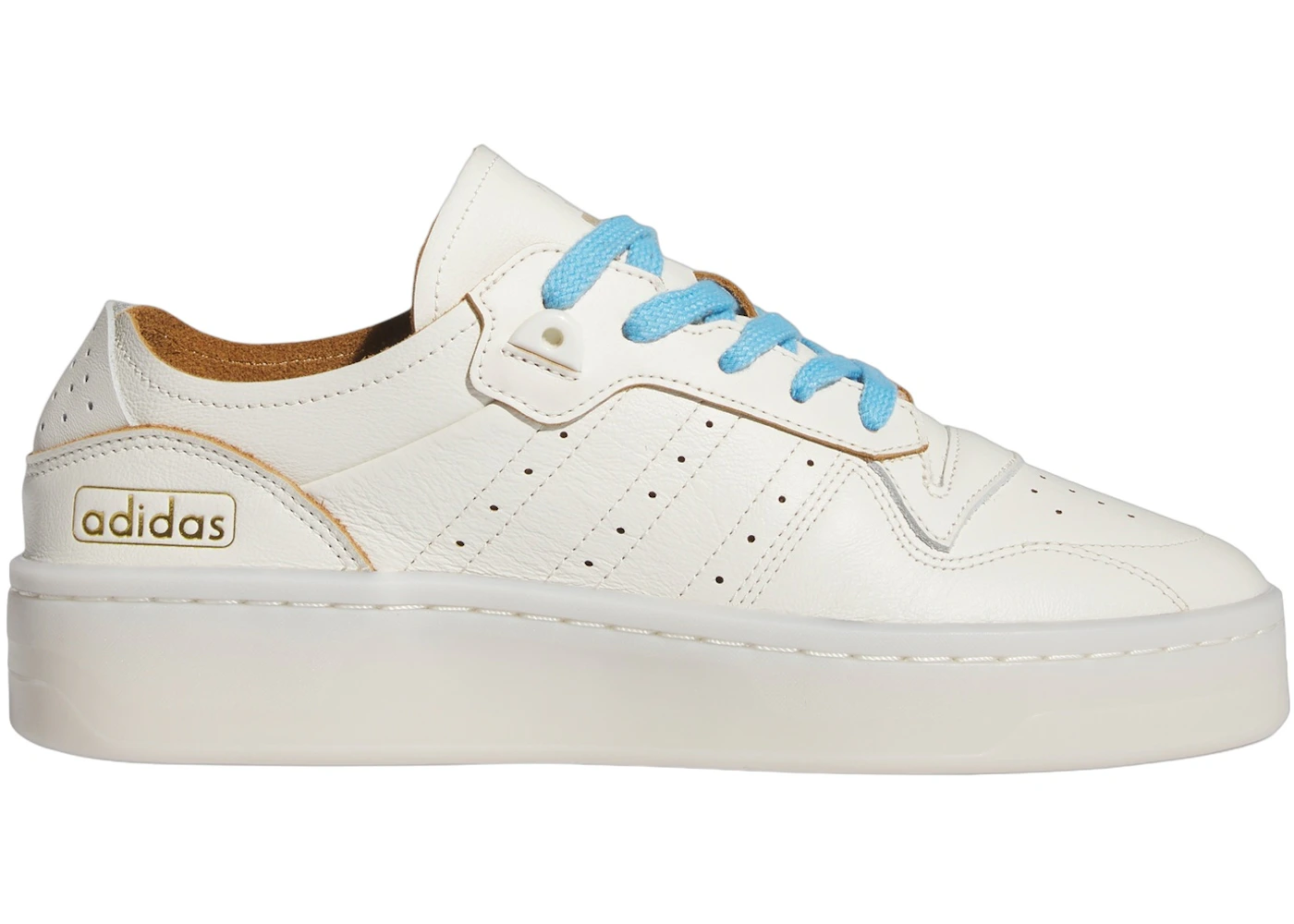 adidas Rivalry Low Ivory Gold Metallic Semi Blue Burst Men's - ID2844 - US