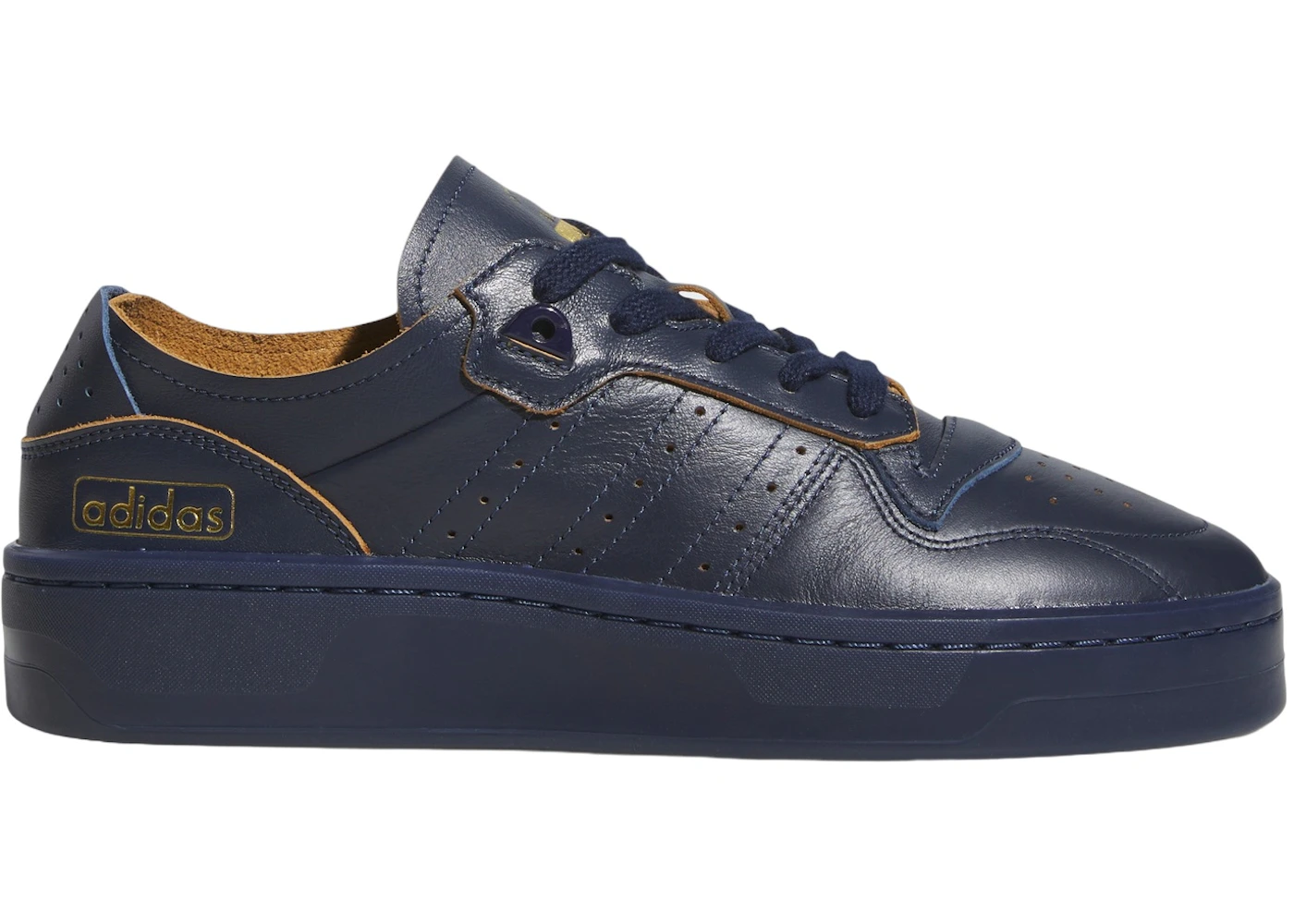 adidas Rivalry Low Night Indigo Gold Metallic Semi Blue Burst Men's ...