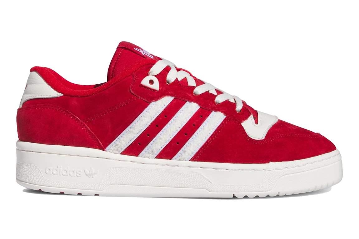 Pre-owned Adidas Originals Adidas Rivalry Low University Of Nebraska In Team Power Red 2/cloud White/core Black