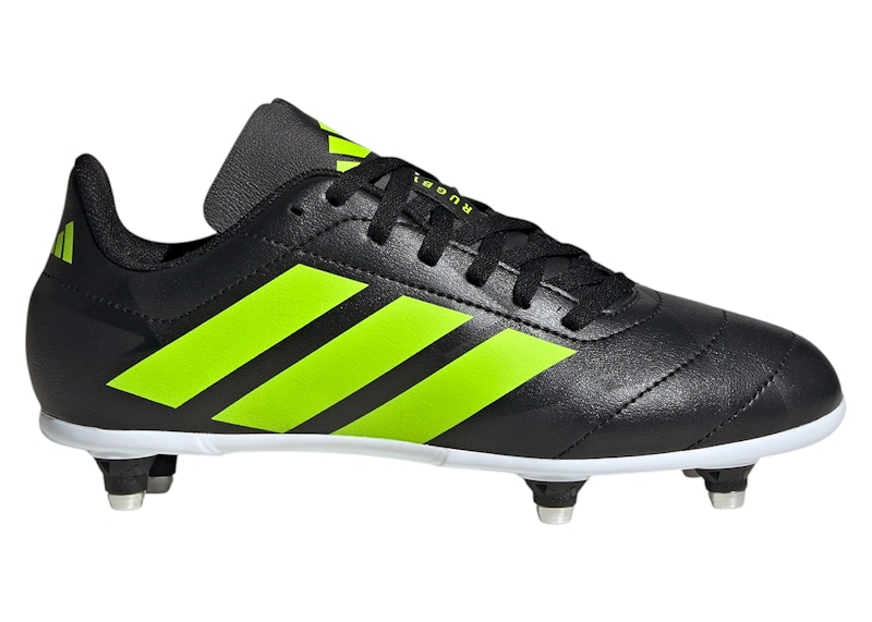adidas Rugby Junior SG Black Lucid Lemon (GS)