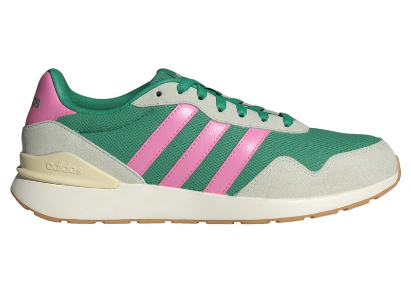 adidas Run 60s 4.0 Semi Court Green Bliss Pink Warm Vanilla (Women's) - JR6631