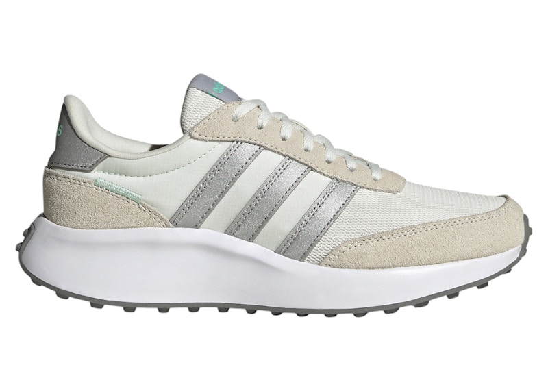 adidas Run 70s White Tint Silver Metallic Grey Two (Women's)