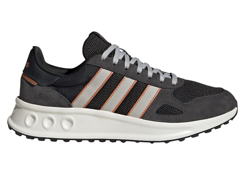 adidas Run 84 Black Grey Dusky Orange - JR7476
