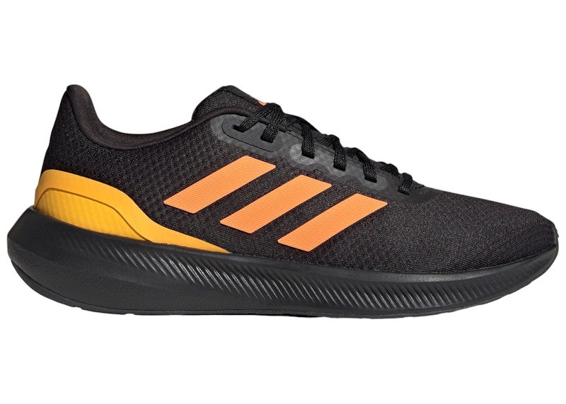 adidas Runfalcon 3 Cloudfoam Low Core Black Screaming Orange