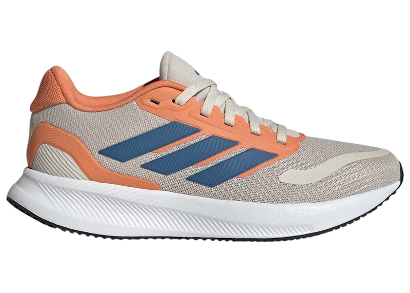 Adidas Runfalcon 5 Orange Sneakers in Alumina/Dusky Blue Petrol/Dusky Blue Orange