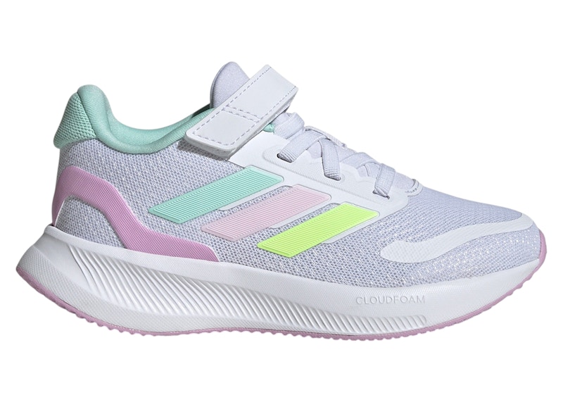Pre-owned Adidas Originals Runfalcon 5 Sneakers In Cloud White/clear Mint/clear Pink In Multi