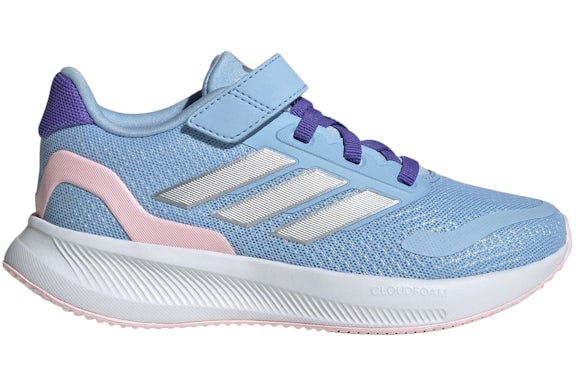 adidas Runfalcon 5 Glow Bleu Argenté Metallic Clear Rose (enfant)