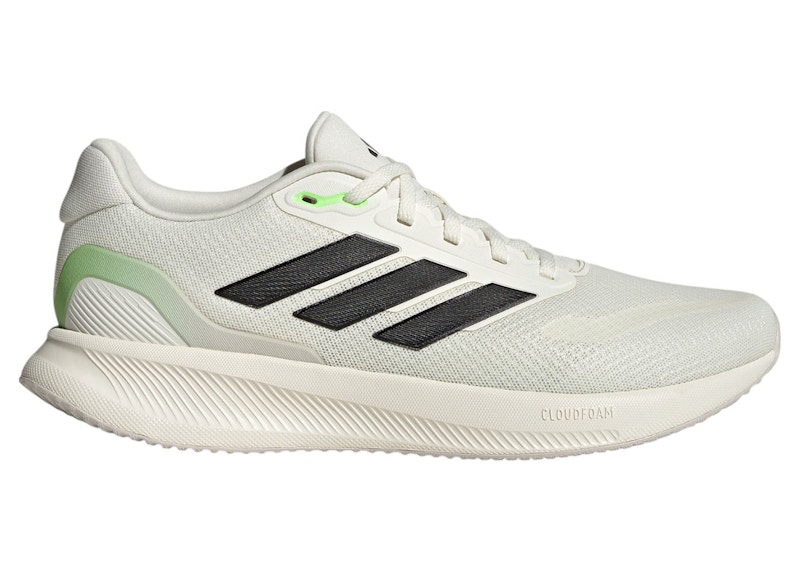 (取寄) アディダス メンズ ラン ファルコン 5 adidas men Run Falcon 5 Off White/Black/Lime Burst adidas-Runfalcon-5-Off-White-