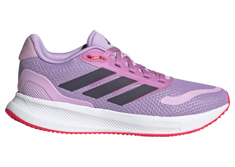 Pre-owned Adidas Originals Runfalcon 5 Sneakers In Powder Plum/aurora Plum/lucid Red