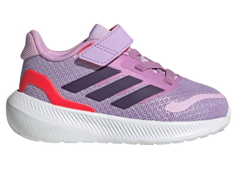 Pre-owned Adidas Originals Runfalcon 5 Sneakers In Powder Plum/aurora Plum/lucid Red