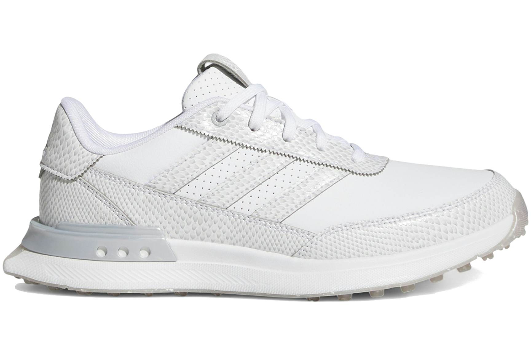 adidas S2G 24 Leather Spikeless Golf Cloud White Silver Metallic (Women ...