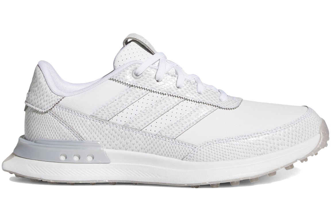 adidas S2G 24 Leather Spikeless Golf Cloud White Silver Metallic (Women ...