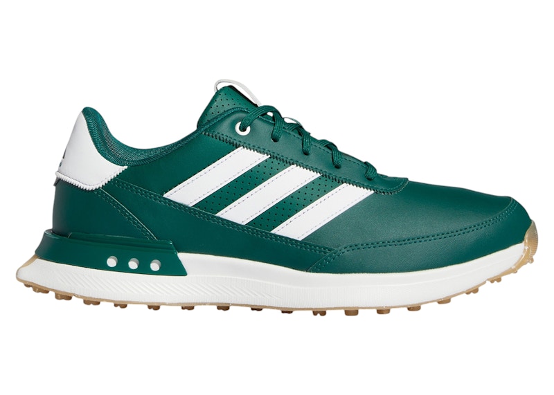 adidas S2G 24 Leather Spikeless Golf Collegiate Green Cloud