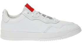 Adidas originals sc premier trainers in triple white 2025 x home of classics edition