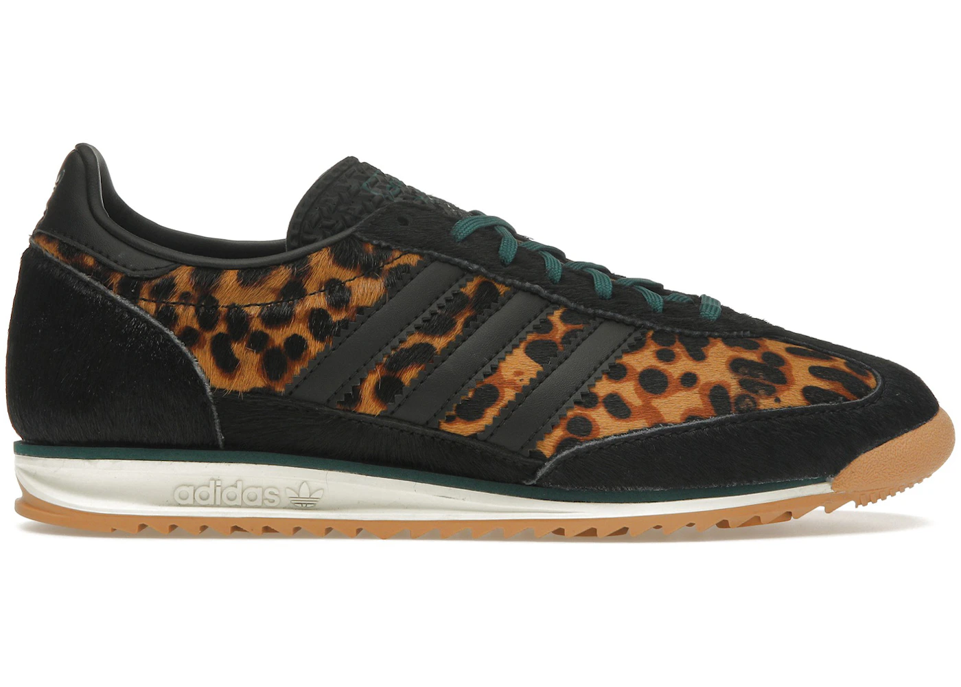 adidas SL 72 OG Estampado de Leopardo Verde Colegial - JI0187 - MX