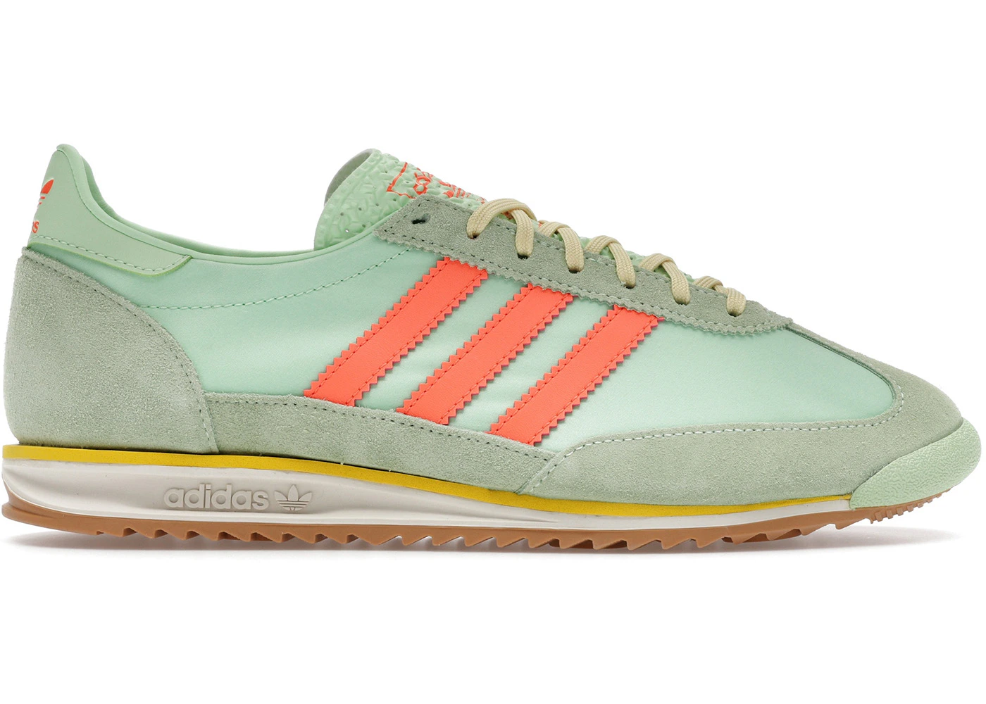 adidas SL 72 OG Semi Green Spark Solar Orange (Women's) - JI0197 - US adidas SL 72 OG Semi Green Spark Solar Orange (Women's) - JI0197 - US