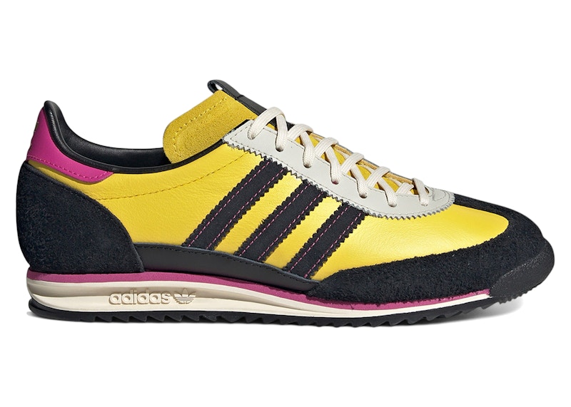 Adidas Women's SL 72 OG W in Yellow/Black/Semi Lucid Fuchsia - JI2453