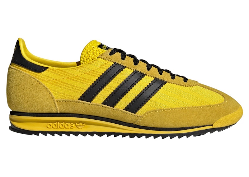 スニーカー adidas SL 72 Black Yellow adidas SL 72 OG Yellow Core Black Men's - JQ8316 - US