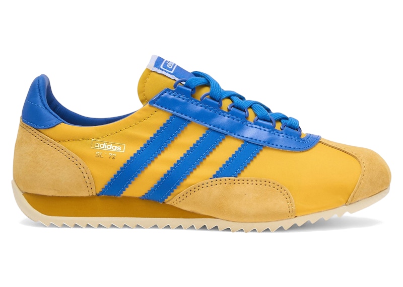 Adidas Men's SL 72 PT sneaker Bold Gold/Bright Royal/Team Royal Blue - JR3638