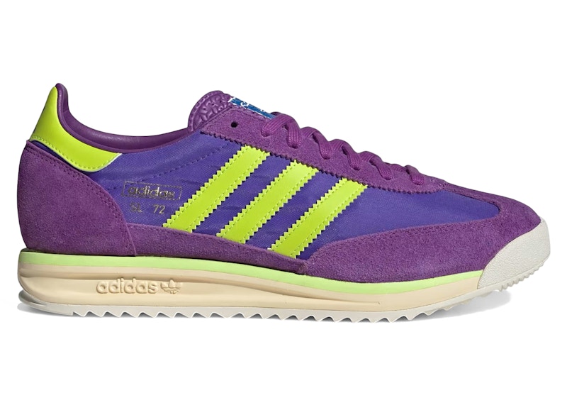 adidas SL 72 RS Active Purple Solar Slime Men's - JQ0171 - US
