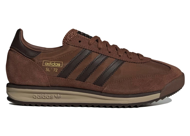 Pre-owned Adidas Originals Men's Adidas Sl 72 Rs Sneakers In Preloved Brown/dark Brown/blanch Cargo