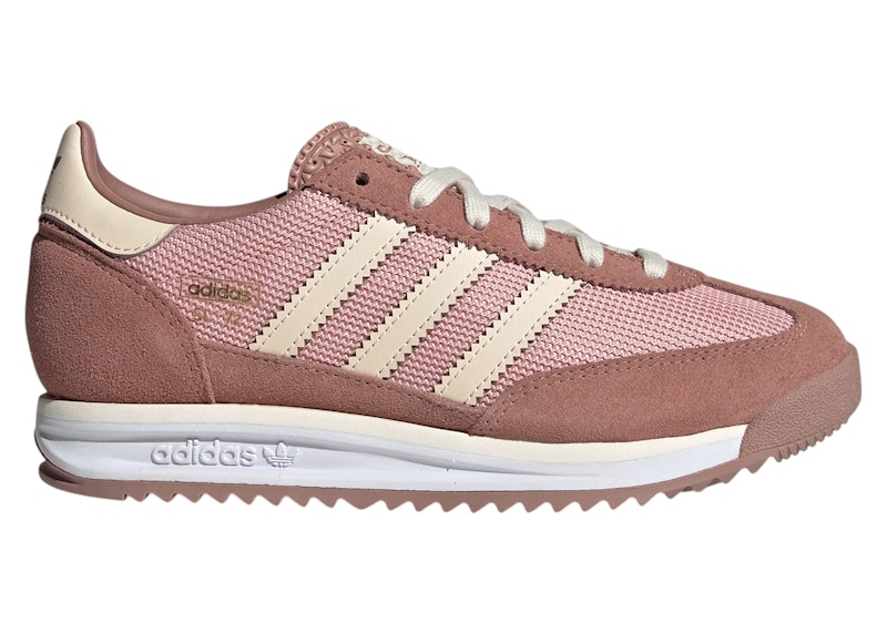 Pre-owned Adidas Originals Sl 72 Rs Sneakers In Wonder Mauve/wonder White/warm Clay