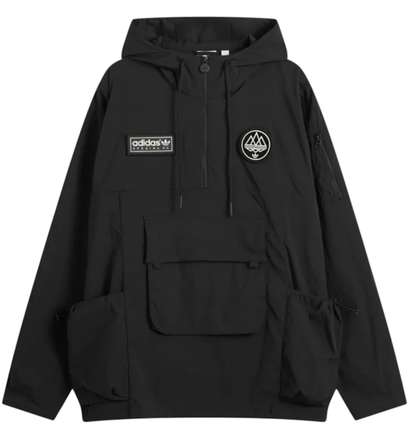 adidas SPZL Smock Jacket Black Men's US - Main Image