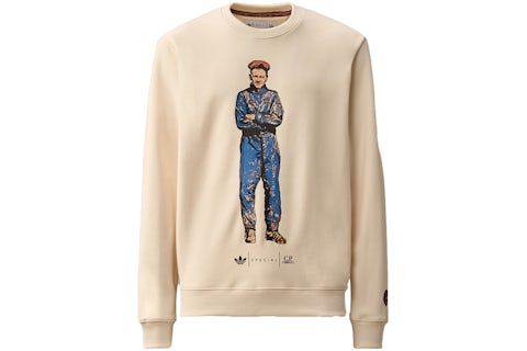 adidas SPZL x Company Solid French Terry Crewneck Sweatshirt