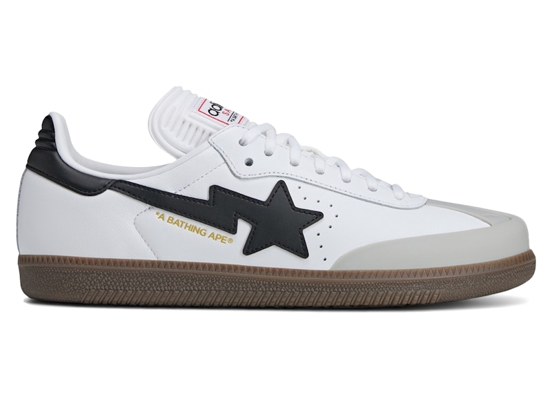 adidas Samba Bape White Black Gum - JR9245