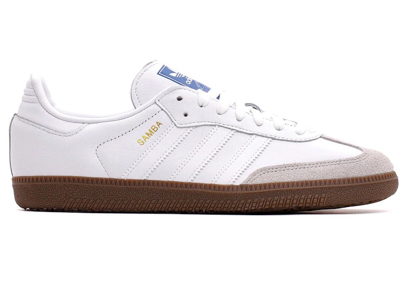 Adidas samba sale cloud white