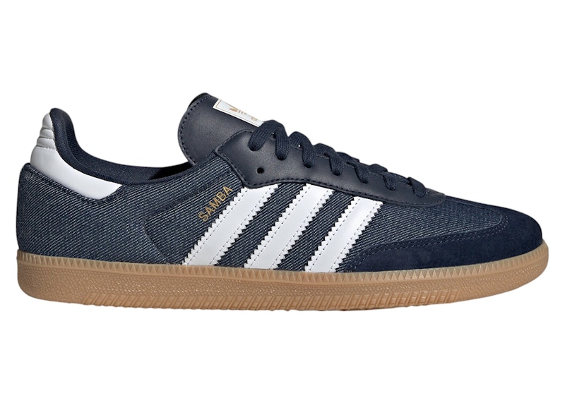 adidas Samba Collegiate Navy Cloud White Gum Men's - JQ6215 - US