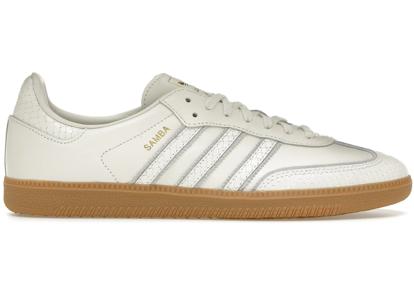 adidas Samba Core White Snakeskin Men's IF1985 US