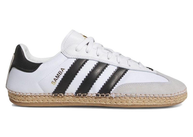 adidas Samba Espadrille CLOT By Edison Chen White Black