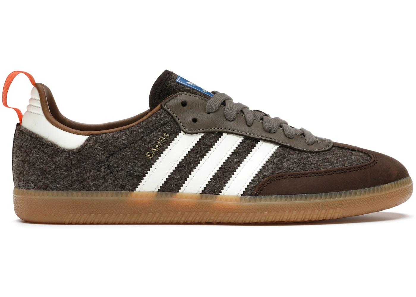 adidas Samba Fox Tweed Dark Brown Men's - H04942 - US adidas Samba Fox Tweed Dark Brown Men's - H04942 - US