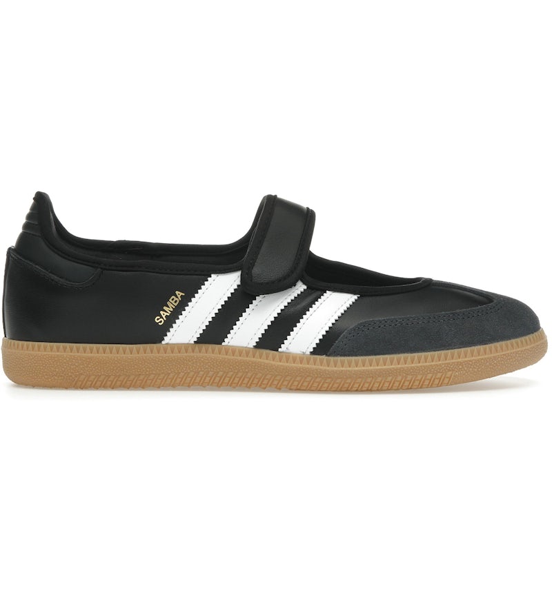 adidas Samba Jane Black White Gum (Women's) - JQ6445 - US adidas Samba Jane Black White Gum (Women's) - JQ6445 - US