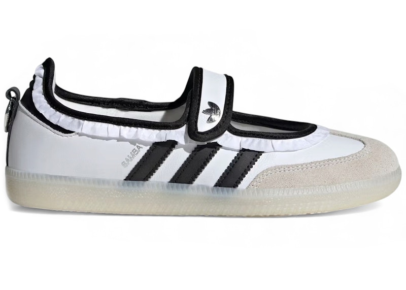 adidas Samba Jane Ruffle Pack White Black (Women's)