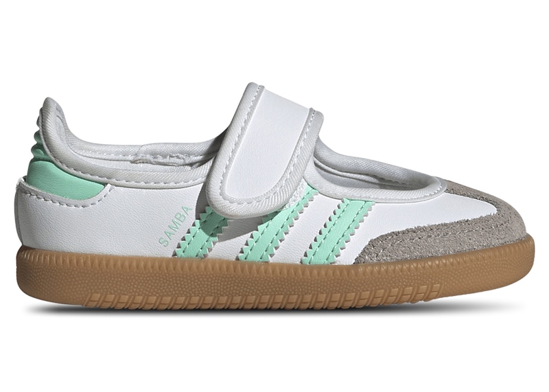 adidas gazelle silver green womens ♻ Adidas 5 Toddler Sambas – Nesting House main image 1