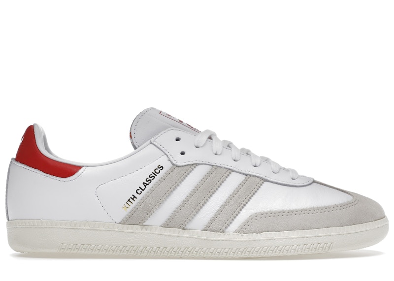 Adidas shoes hot sale white red