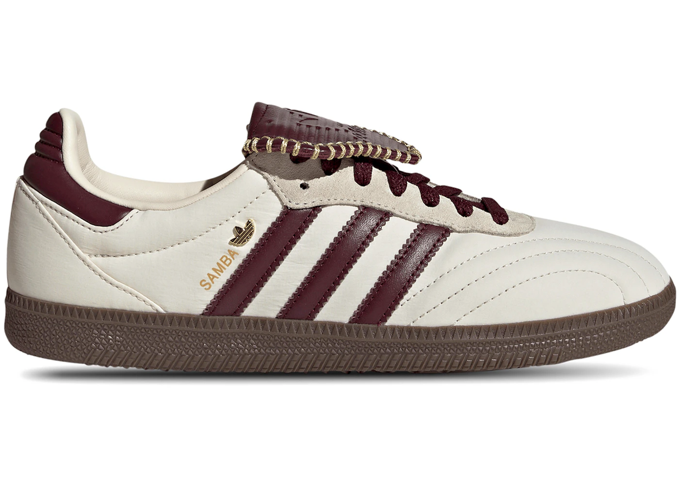 adidas Samba LT Cream White Maroon (Women's)