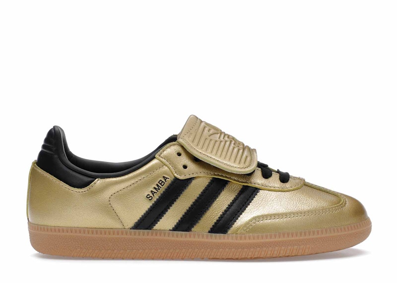 スニーカー adidas SNEAKER (JH5708) adidas Samba LT Gold Metallic Black Gum (Women's) - JH5708 - US