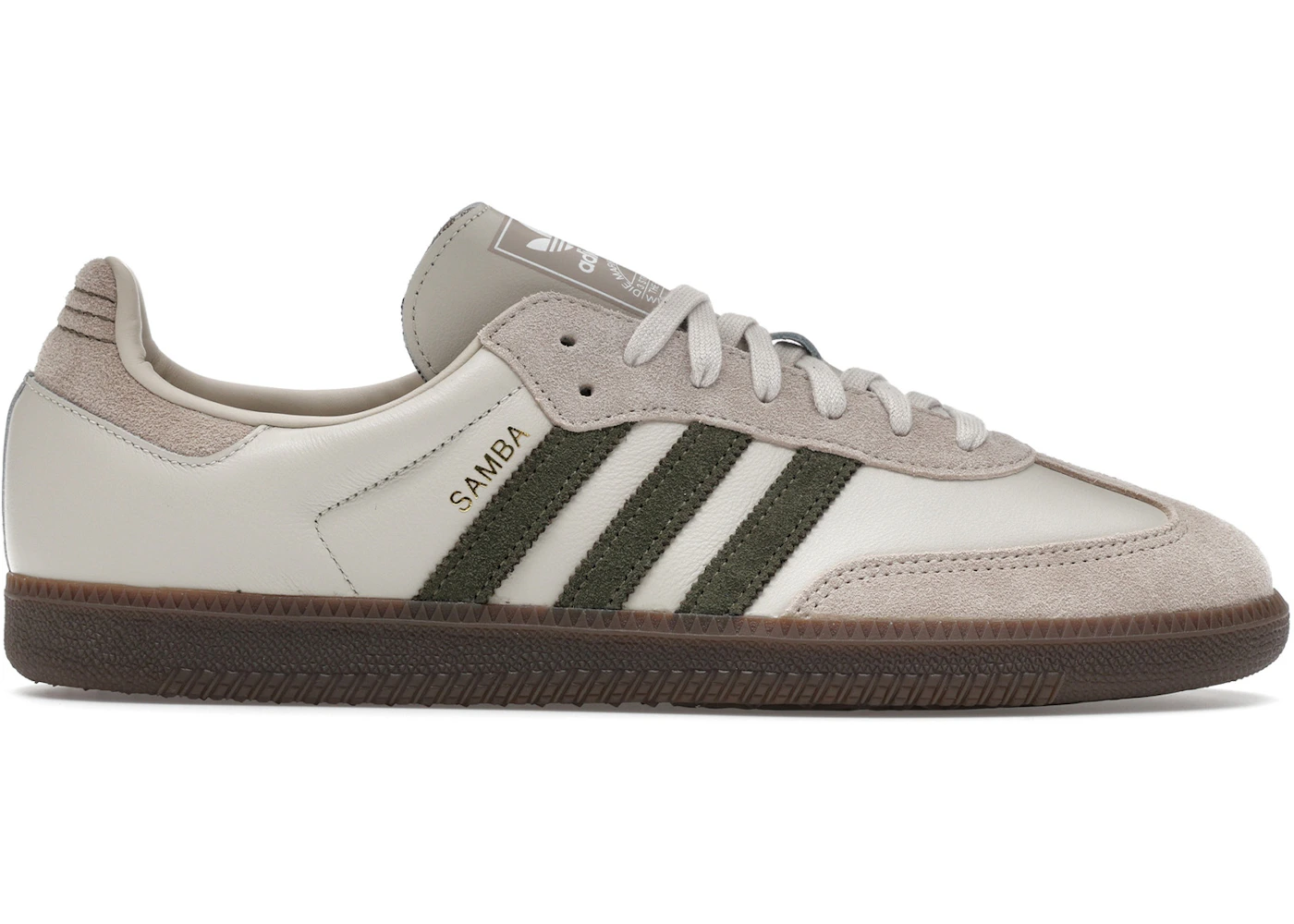 adidas Samba OG Aluminum Dark Khaki Men's - JR0893 - US adidas Samba OG Aluminum Dark Khaki Men's - JR0893 - US