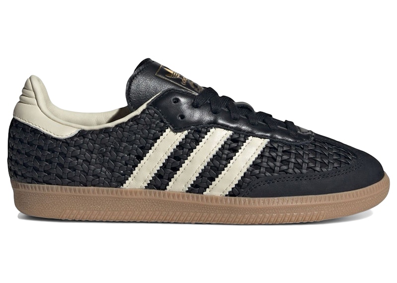 adidas Samba OG Basketweave Black Cream White (Women's)