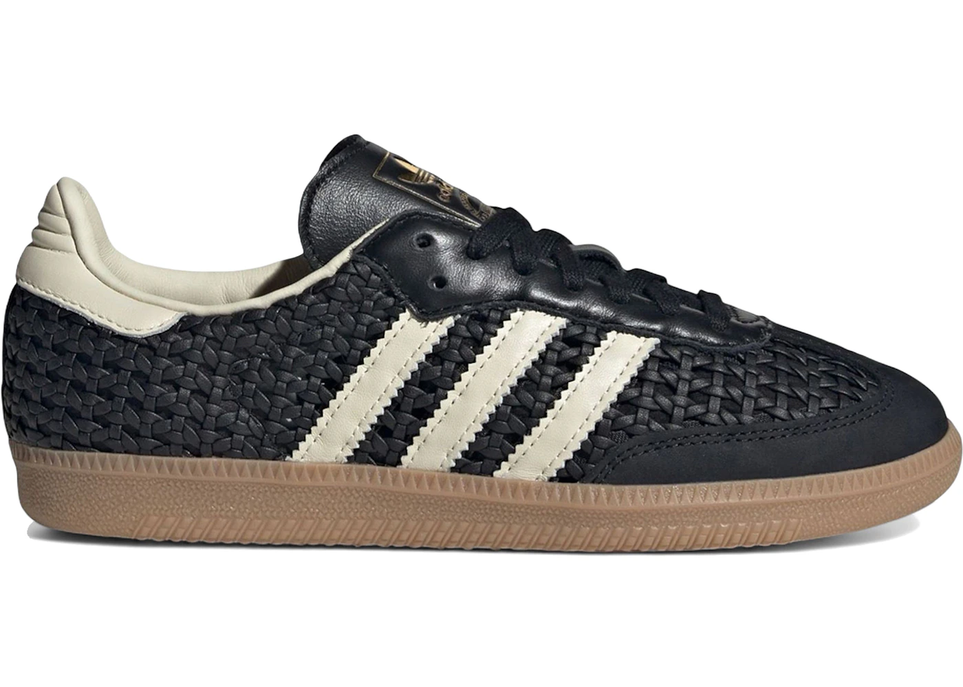 adidas Samba OG Basketweave Black Cream White (Women's) - HQ9282 - US adidas Samba OG Basketweave Black Cream White (Women's) - HQ9282 - US
