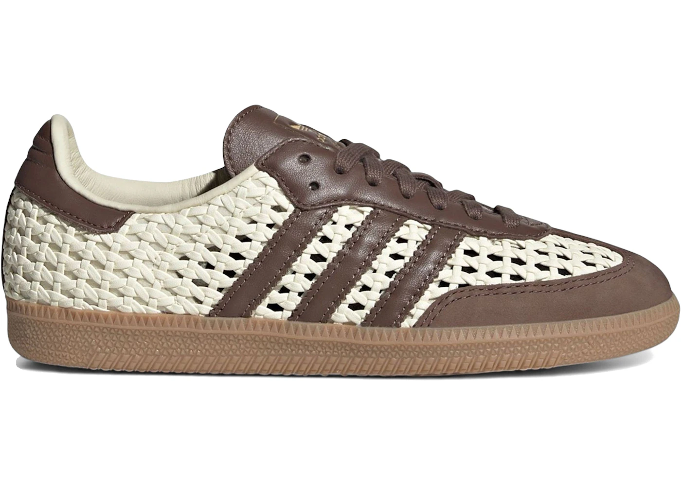 adidas Samba OG Basketweave Cream White Earth Strata (Women's)