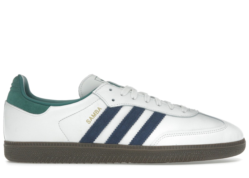 adidas Samba OG Black White Collegiate Green Men's - IH4882 - US