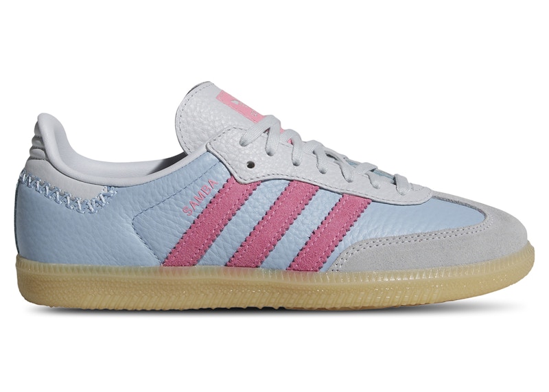 adidas Samba OG Blue Pink (GS) - JQ4487 - US